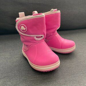 CROCS, Crocband Gust Boots, pink, size C7